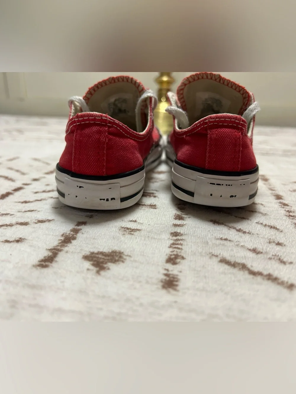 Converse Chuck Taylor All Star Red Low Top Sneakers Youth Size 13 Unisex